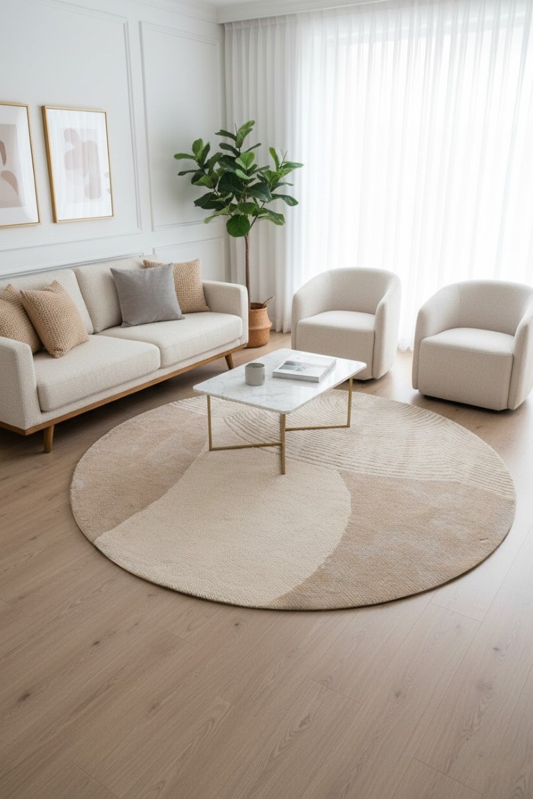 Sparora Hand-Tufted Wool Blend Rug 1