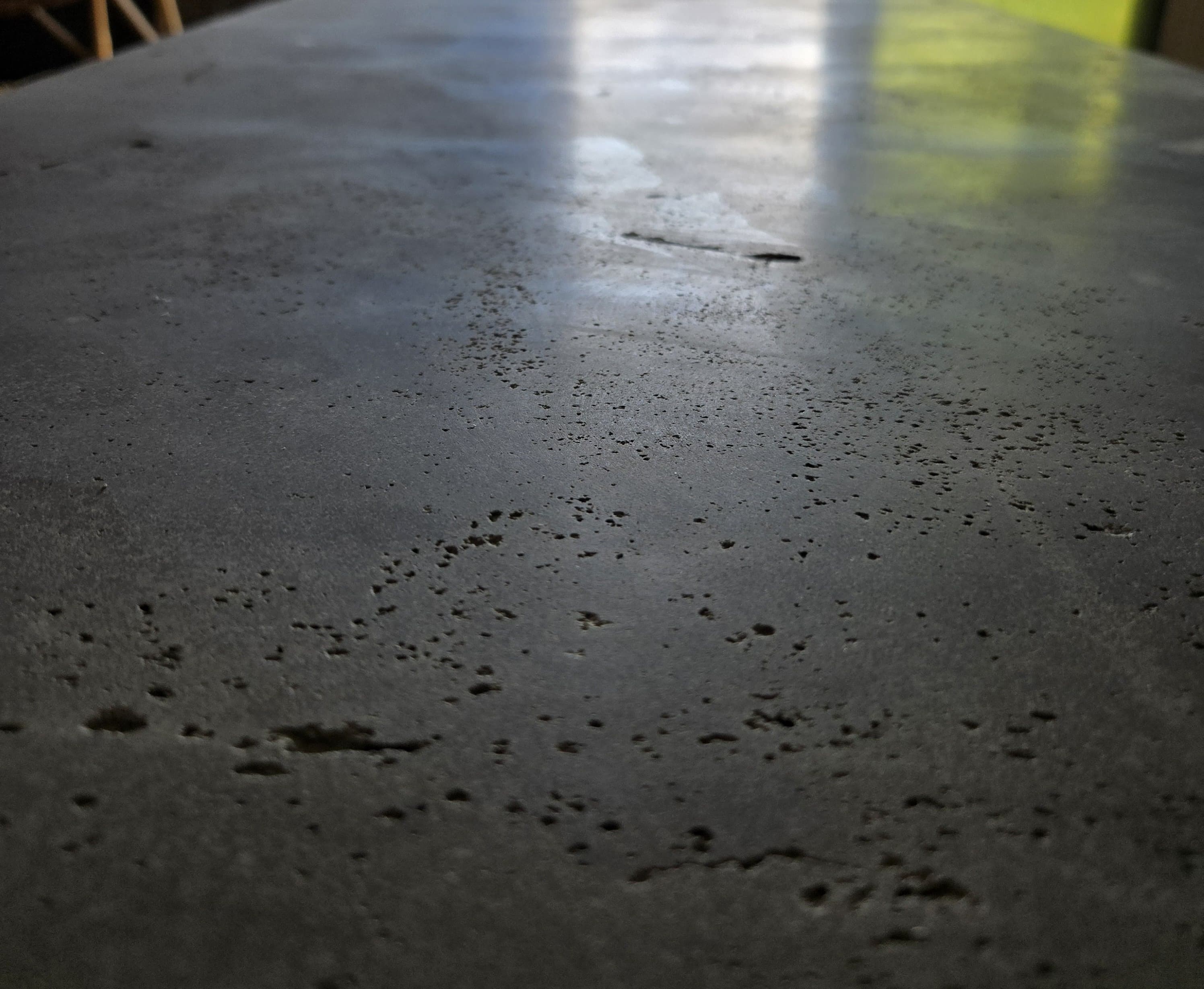 In & Out Coffee Table - Concrete Top & Wooden Legs 2