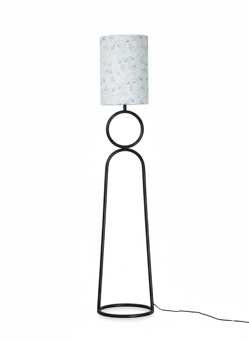 Sana Floor Lamp - Black& White YL-FL-721N-1L 0