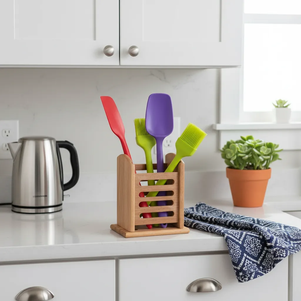 Cube Spoons Holder 1