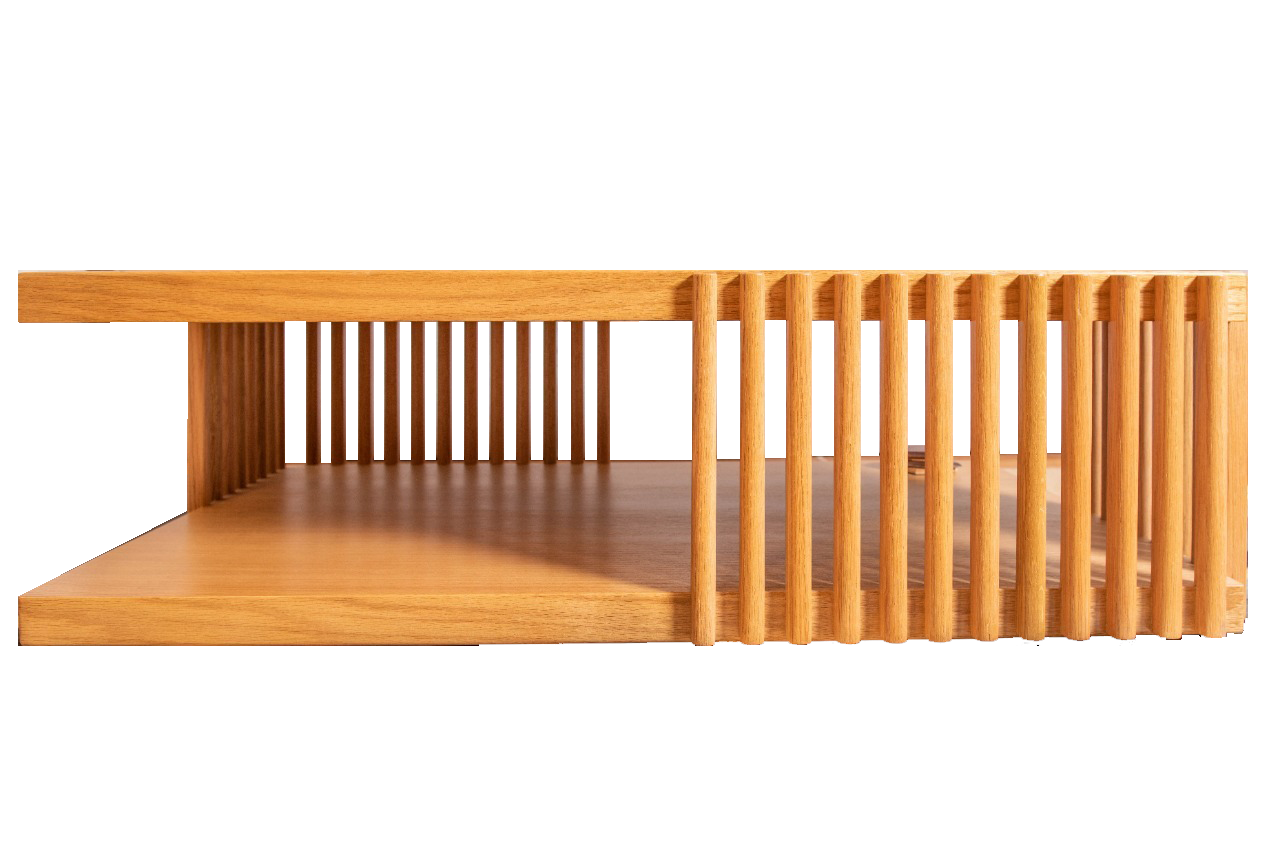 Two Levels Wooden Table 0