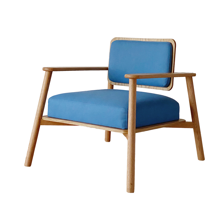 Nordica Kara Armchair - Wooden Frame With Upholstery image