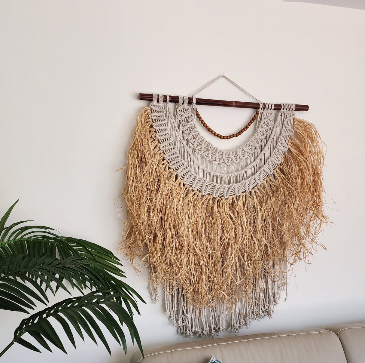 Half Circle Raffia 0