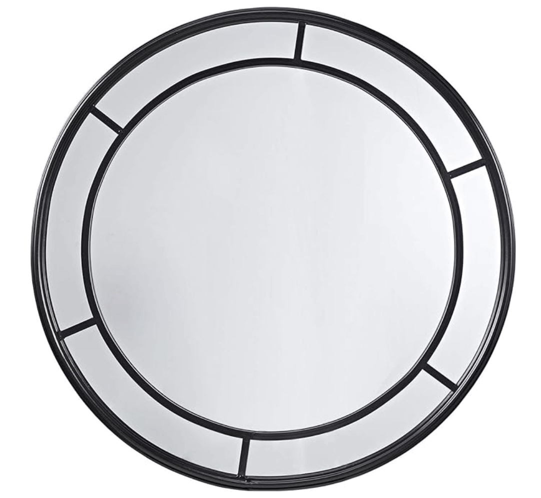 Wheel Circular Metal Wall Mirror 0
