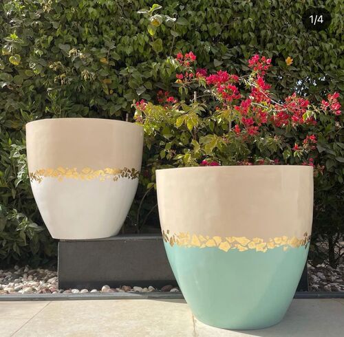 Gold Fiber Glass Blue Collection 1