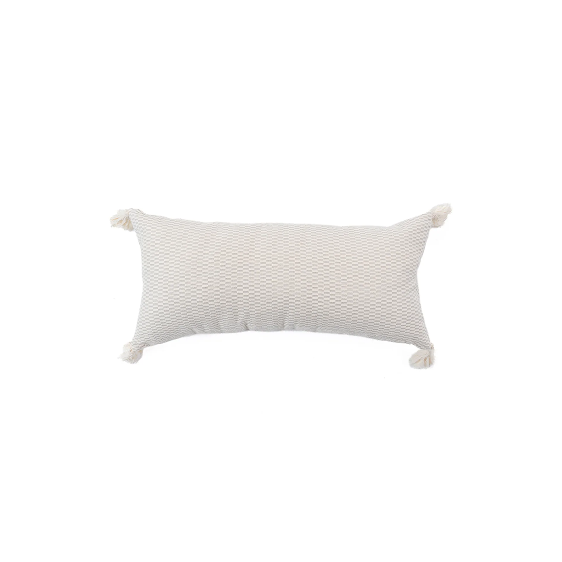 Light Checkered Akhmim Cushion 0