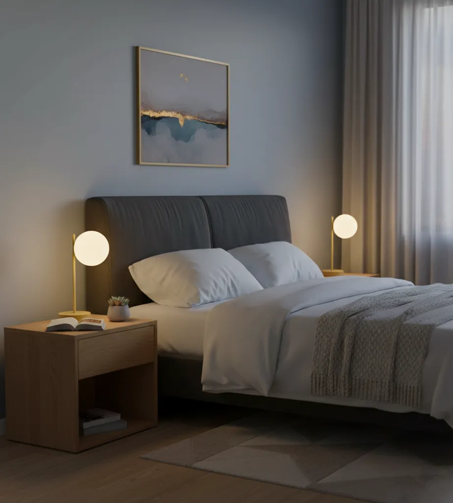 Gold and White Table Lamp - YL1097 1