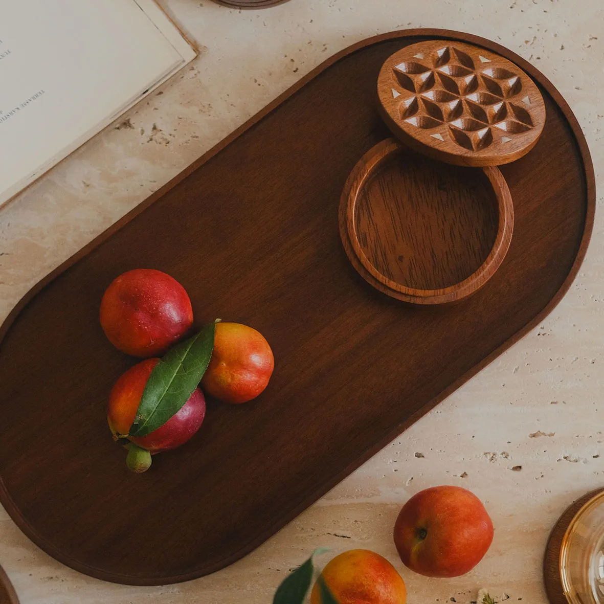 Teak Oval Tray 1