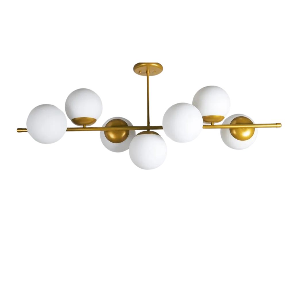 Nettie Chandelier - Gold & White - YL230 0