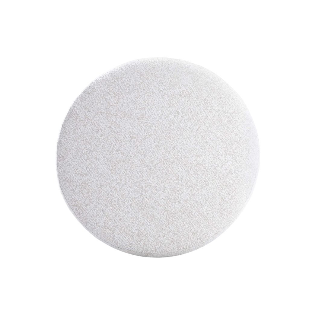 بوف شخاليل دائري بتنجيد فاخر وزخرفة خشبية 1