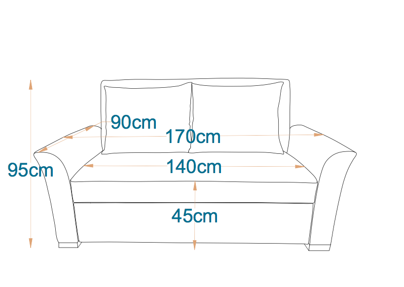 Toronto Pull Out Bed For 2 - Fully Upholstered 5