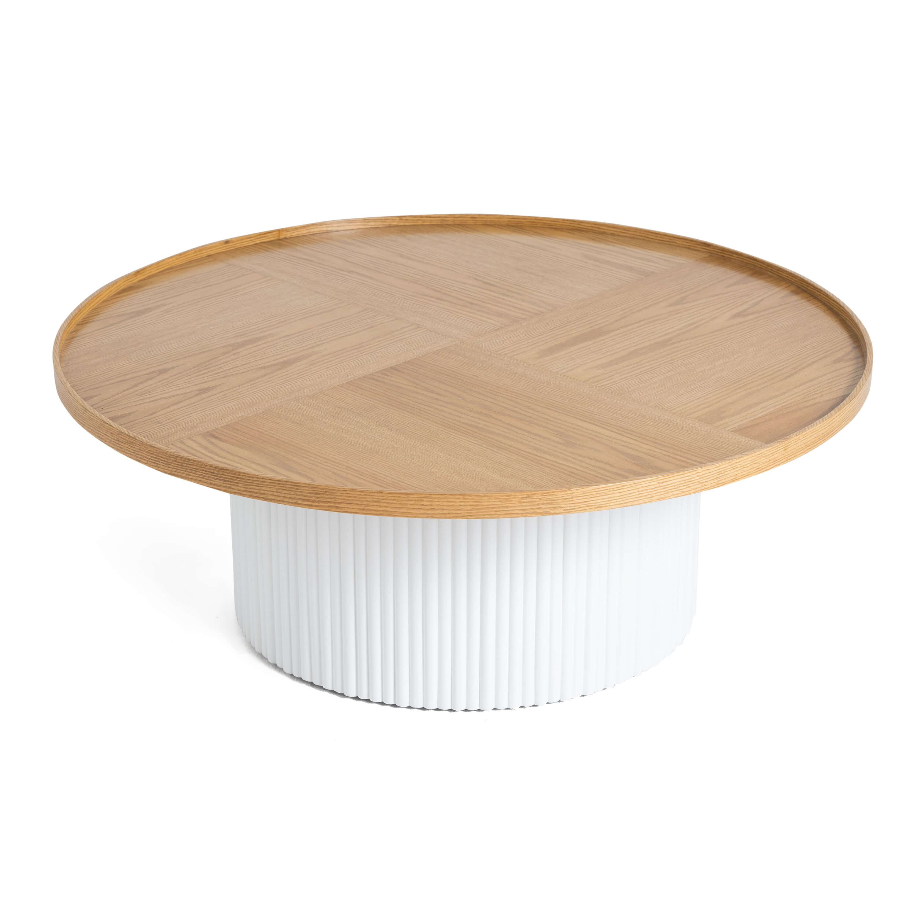 Mae Round Wooden Coffee Table 1