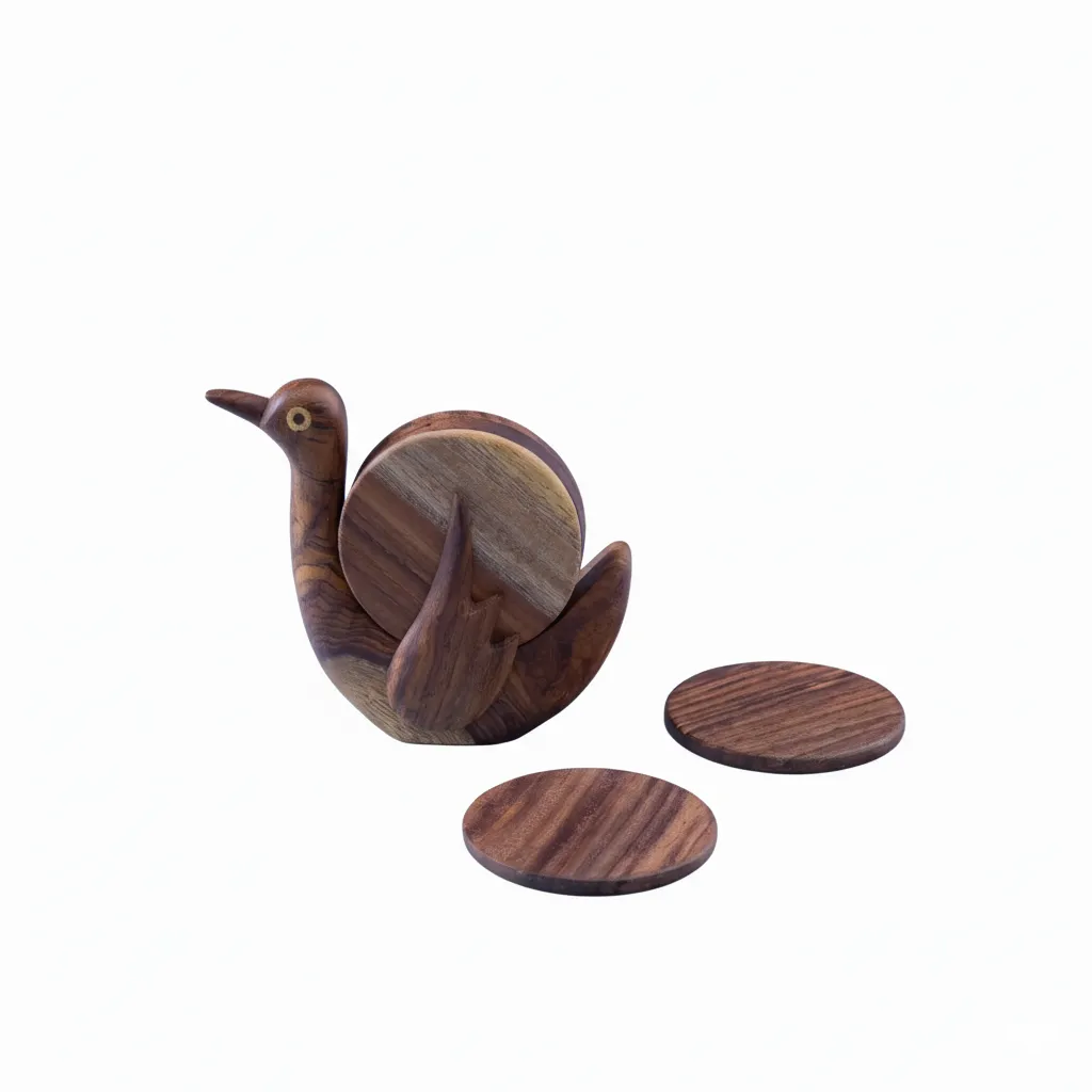 Wooden Tea Coasters 0