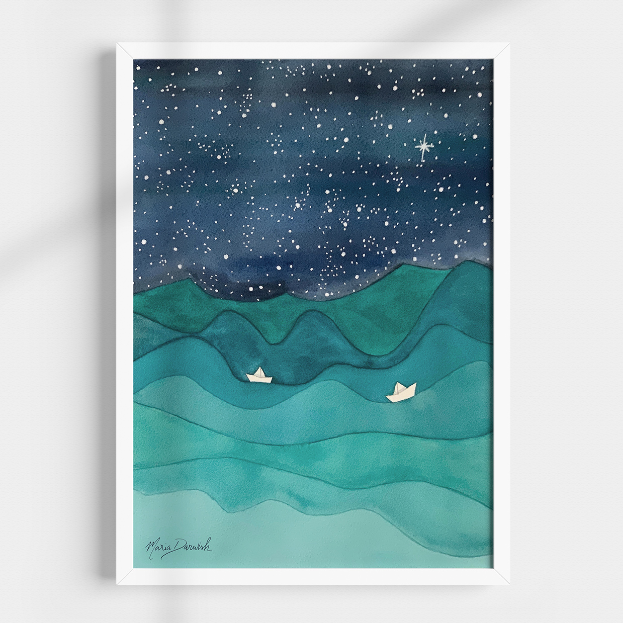 Darwisha Paper Boats Artwork 1