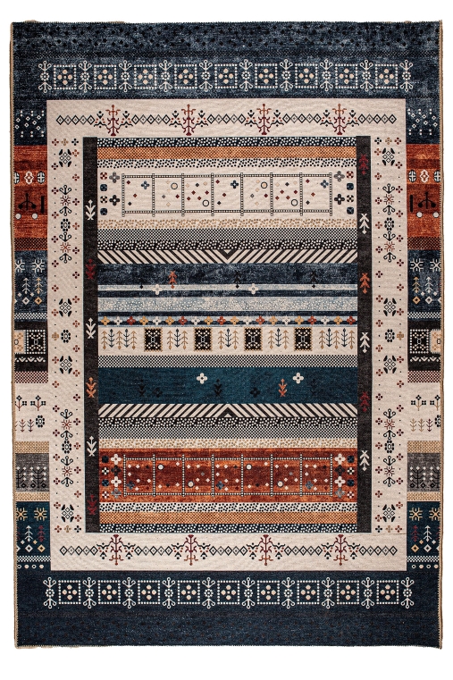 Golrizan Digital Woven Rug – Earthy Layers with Inviting Texture 0