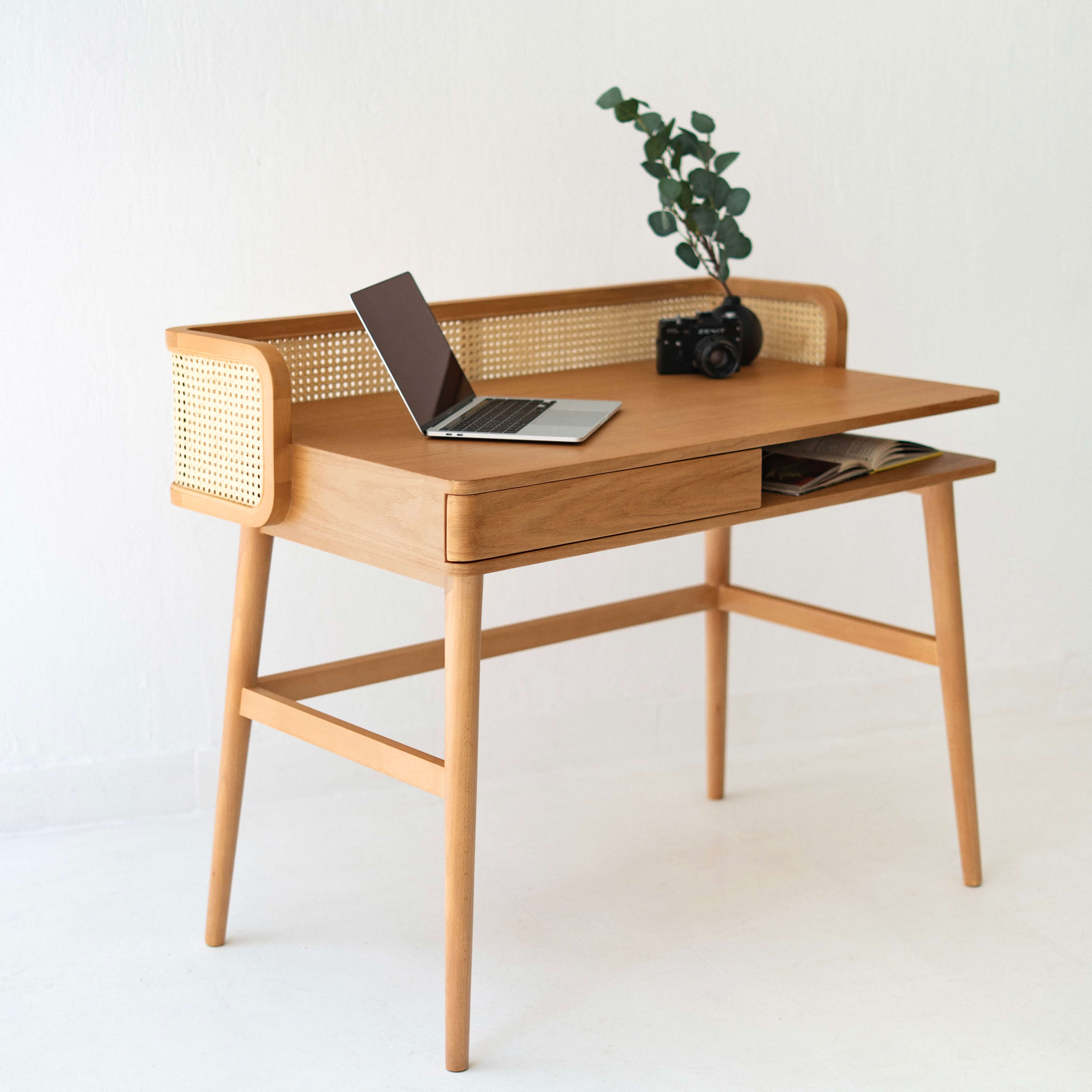 Costa Rattan Desk 1