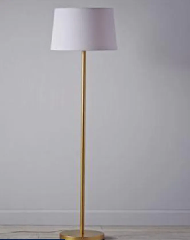 Ashley Floor Lamp - Gold and White - YLS.YL601 1