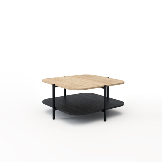 Cleo Table - 2 Levels With Metal Legs 0