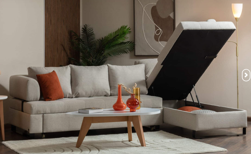 Divo L Shape Sofabed with Storage 3