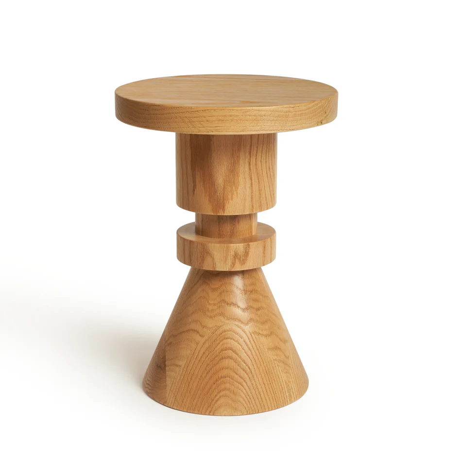 Chess Oak & Mahogany Bar Stool 0