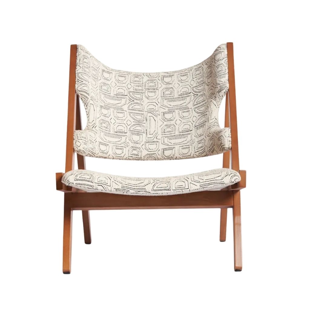 Simone - Statement Chair - With Printed Boucle Fabric 1
