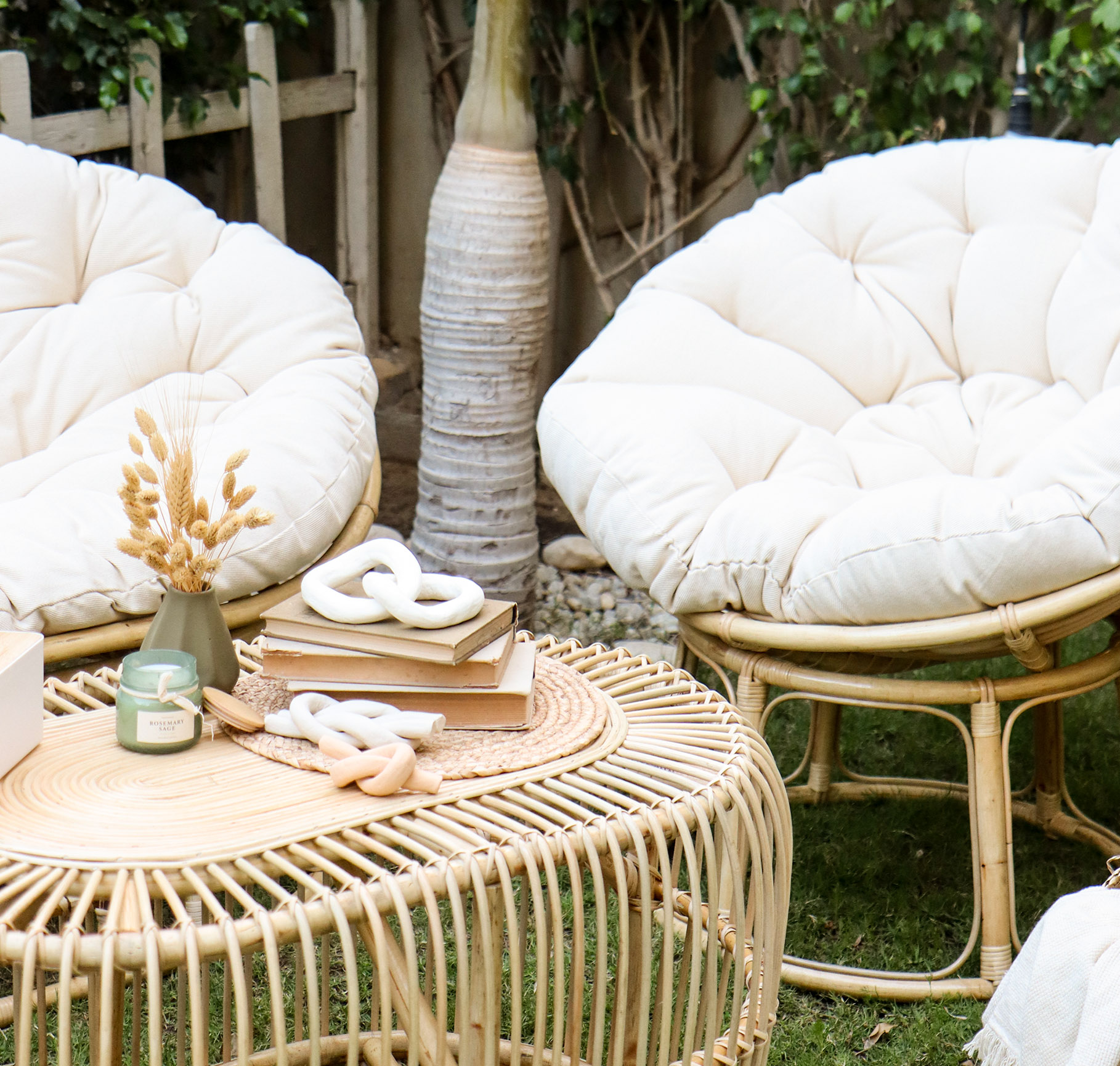 Papasan Outdoor Set 4