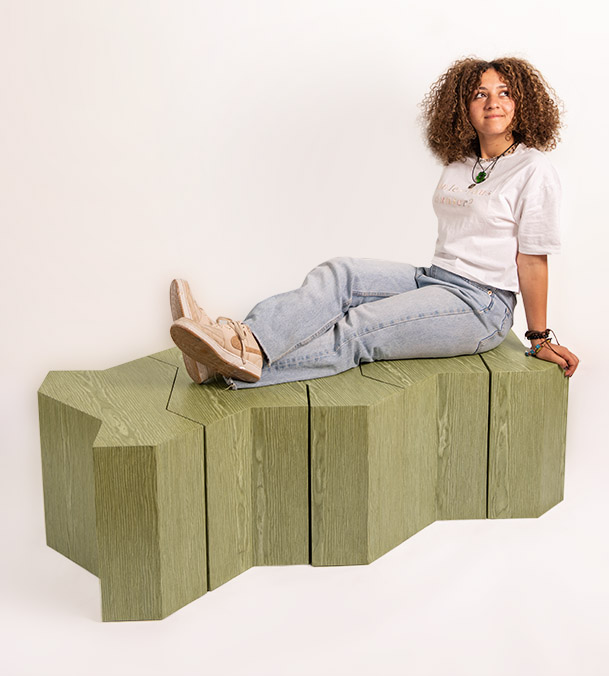 Mamluk-Inspired Modular Bench Set – Islamic Design 2