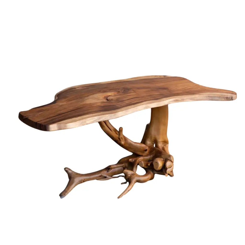 The Root Desk | Live Edge Solid Wood Desk 0