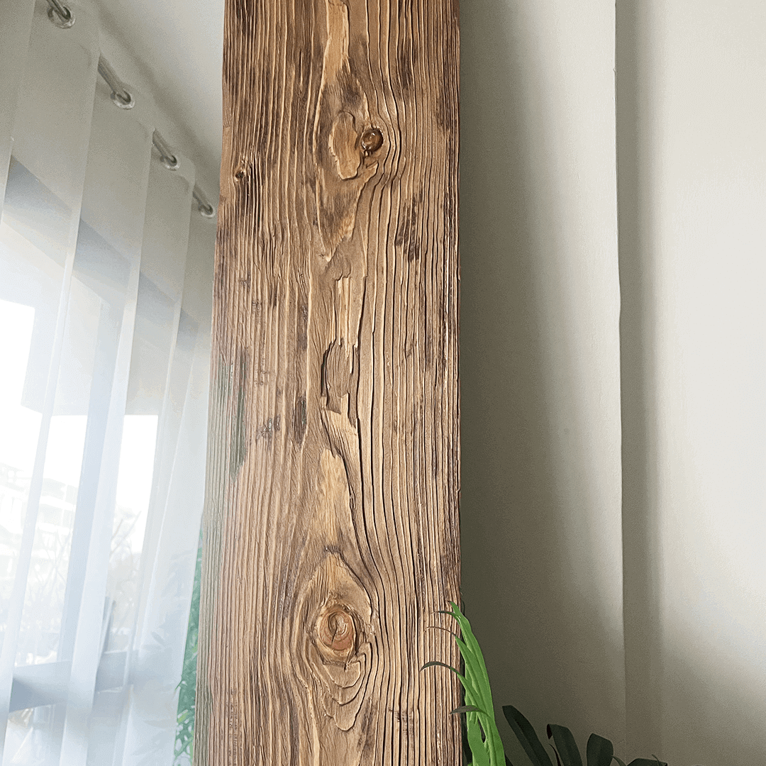 Thea Rustic Full-Length Wooden Mirror - Natural Charm 3
