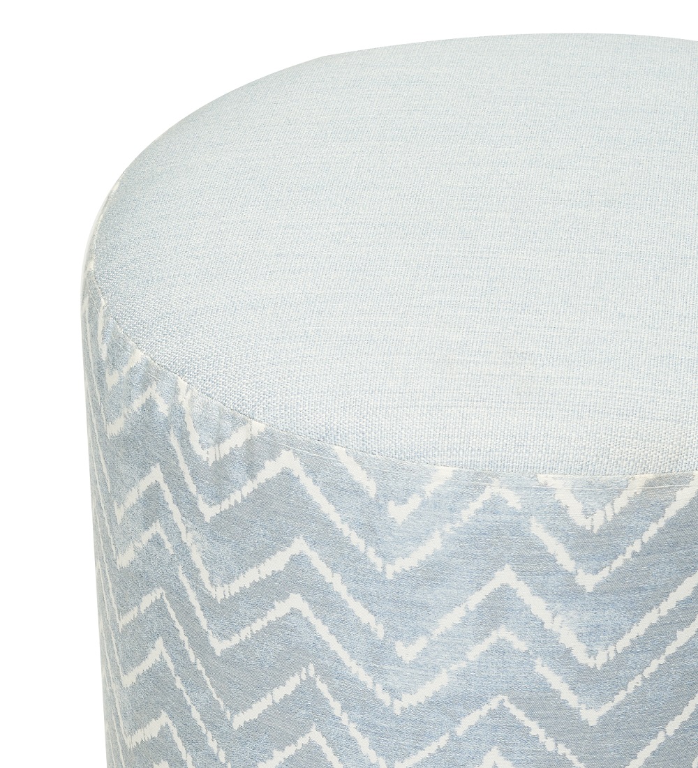 Machu Round PoufBlue 1