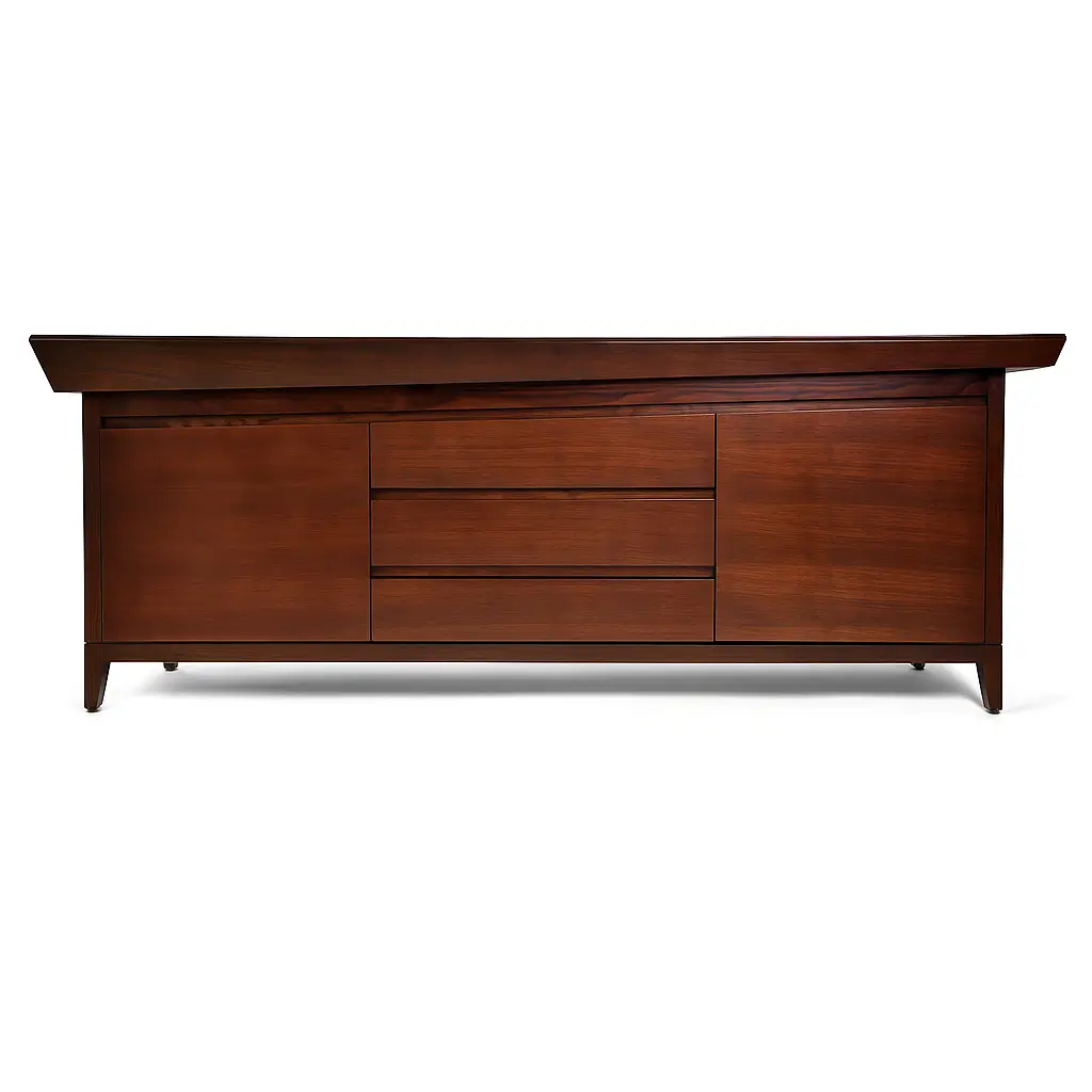 Dialogue Buffet - Modern Veneer Sideboard 0