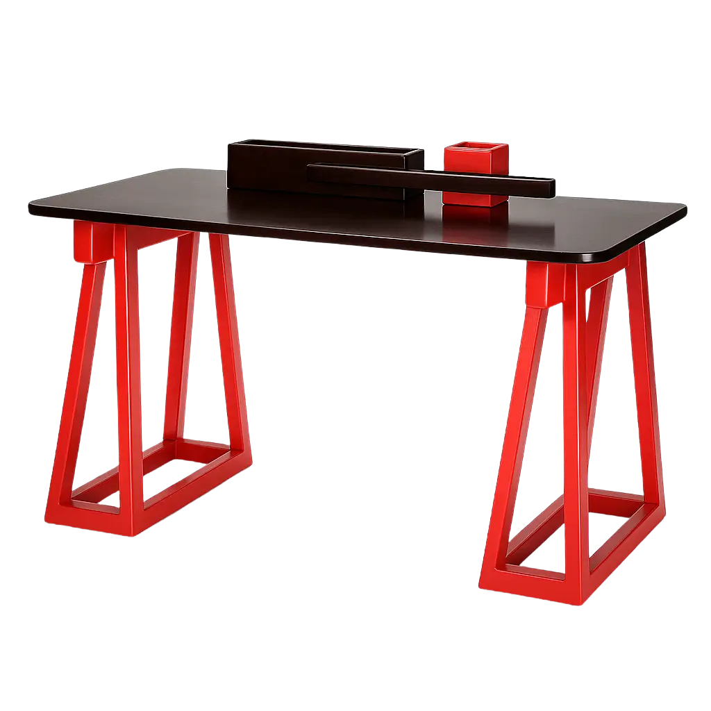 Clip Modern Wooden Desk 0