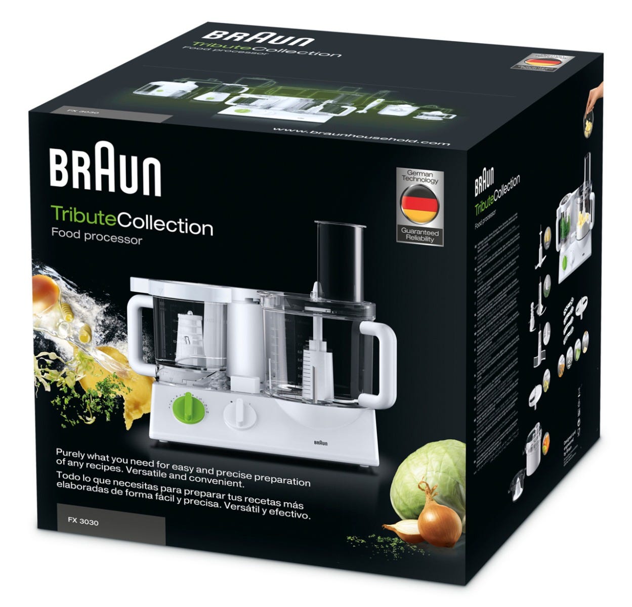 Braun Food processor 600 Watt - 2 liter pot - mill - mixer 2