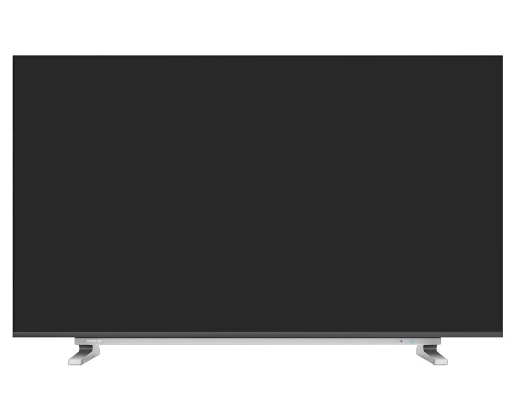 شاشة تلفزيون توشيبا 50 بوصة 4K فائقة الدقة بدون فريم، سمارت ال اي دي مزودة بريسيفر بلت ان - 50U5965EA 1
