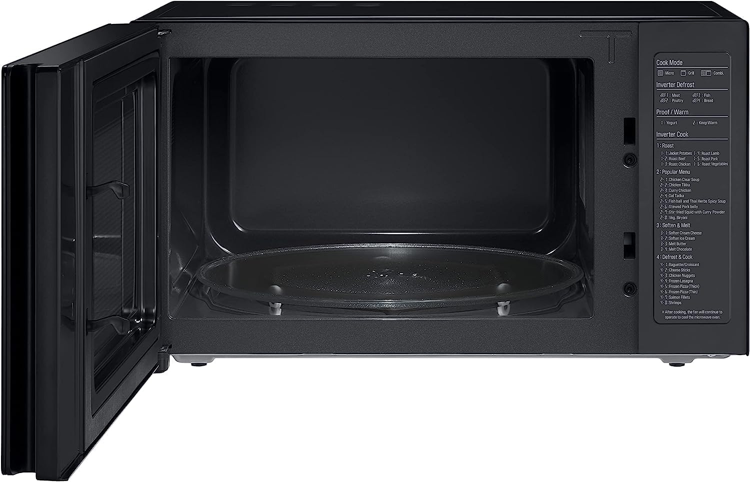 LG NeoChef Digital Microwave Oven With Grill, 42 Liter, 1200 Watt, Black - MH8265DIS ( International Warranty ) 2