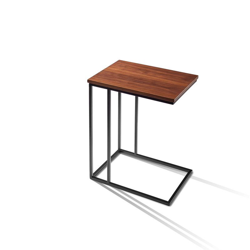 Table 4066 In Walnut Veneer - Slides Under Sofa - Rectangle 0