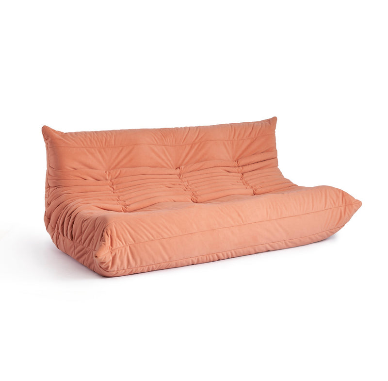 Narla in Papaya - Three Seater - Efreshli