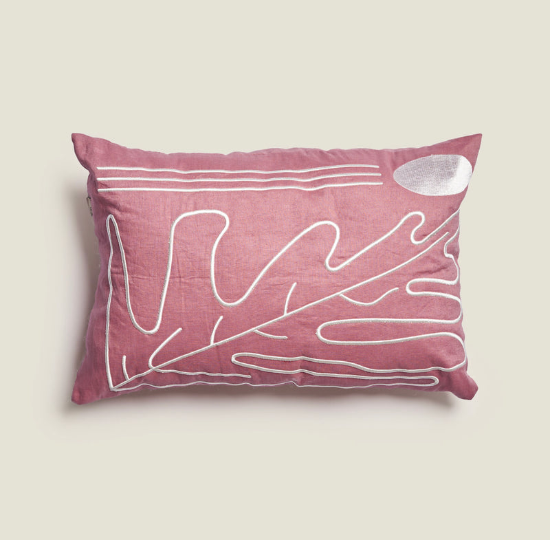 Caramel - Embroidered Cushion 0
