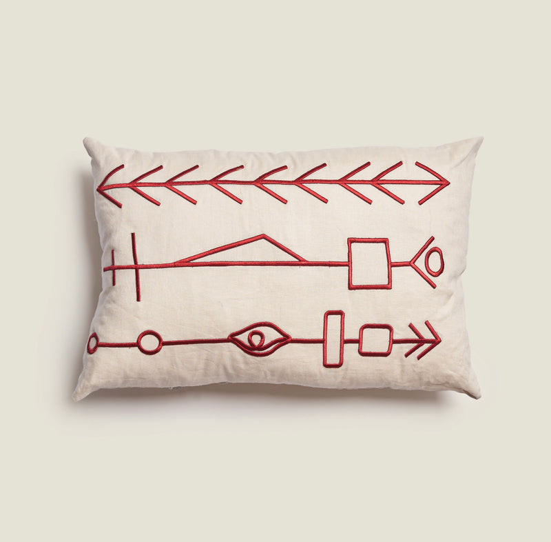 Tripoli - Embroidered Cushion 0