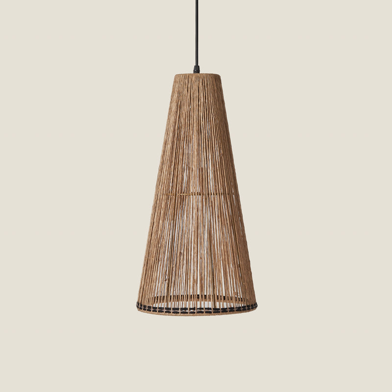 Coil in Beige - Small Pendant 0