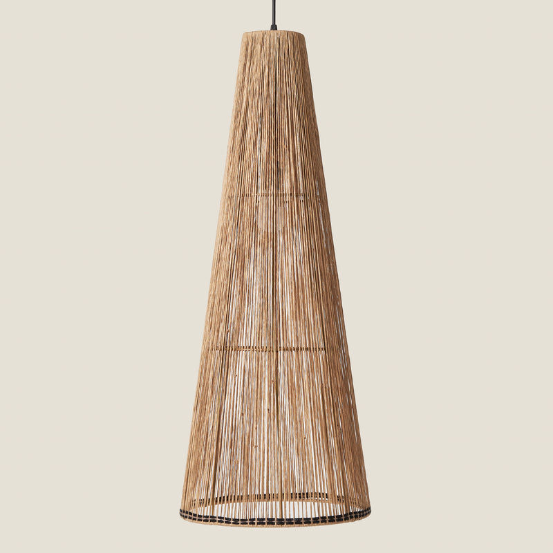 Coil in Beige - Large Pendant 0