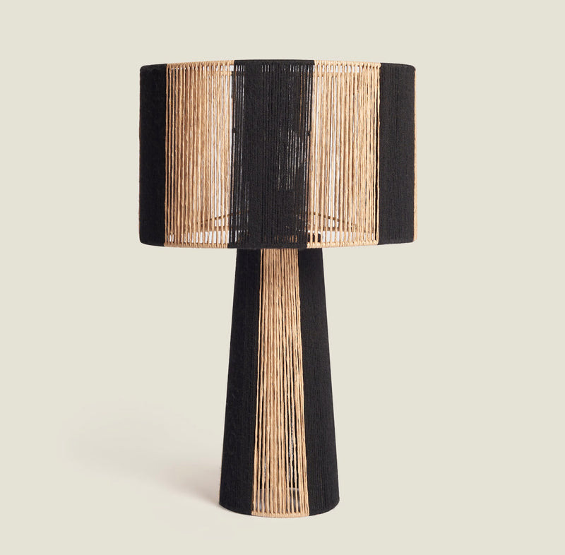 Attola in Black & Beige - Table Lamp 0