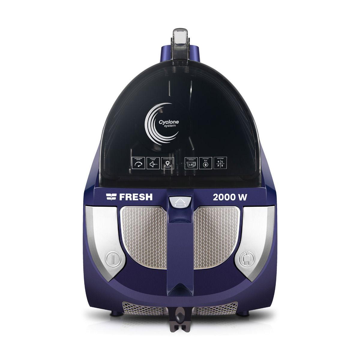 Fresh Matrix Bagless Canister Vacuum Cleaner, 2000 Watt, Navy - Fresh-500017068 0