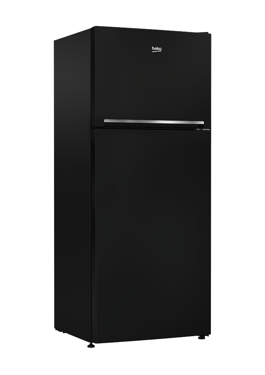 Beko Refrigerator, No Frost, 367 Liter, 2 Doors, Black - RDNE430K12B 1