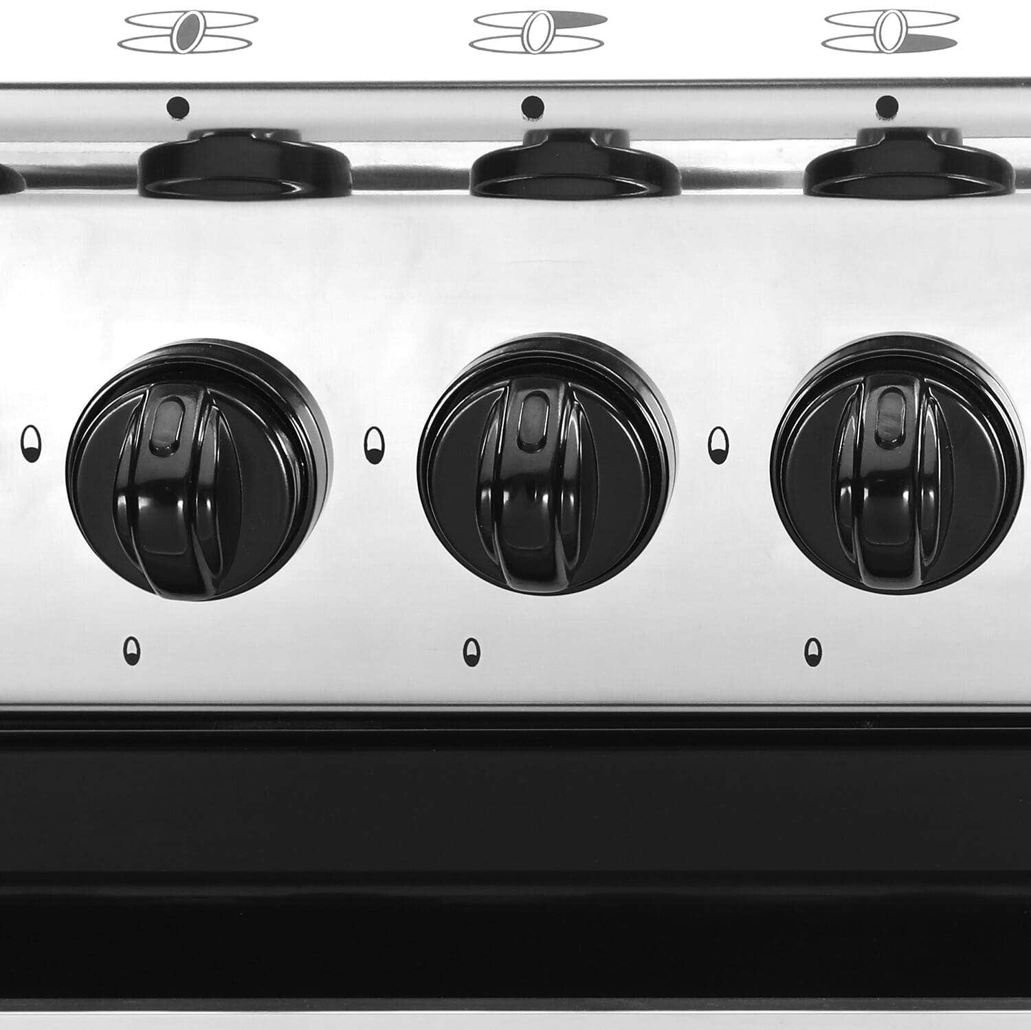 Fresh Italiano Gas Cooker, 5 Burners, 80 cm, Stainless Steel - Fresh-500017302 2