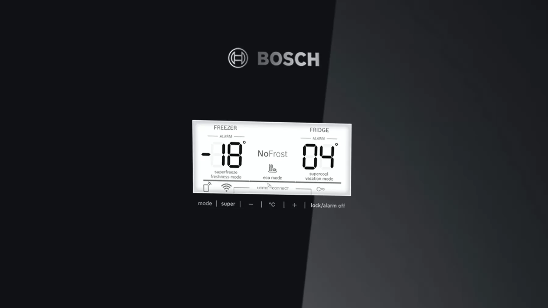 BOSCH Series 6 Digital No Frost Refrigerator, 435 Liter, Black - KGN49LB30U 1