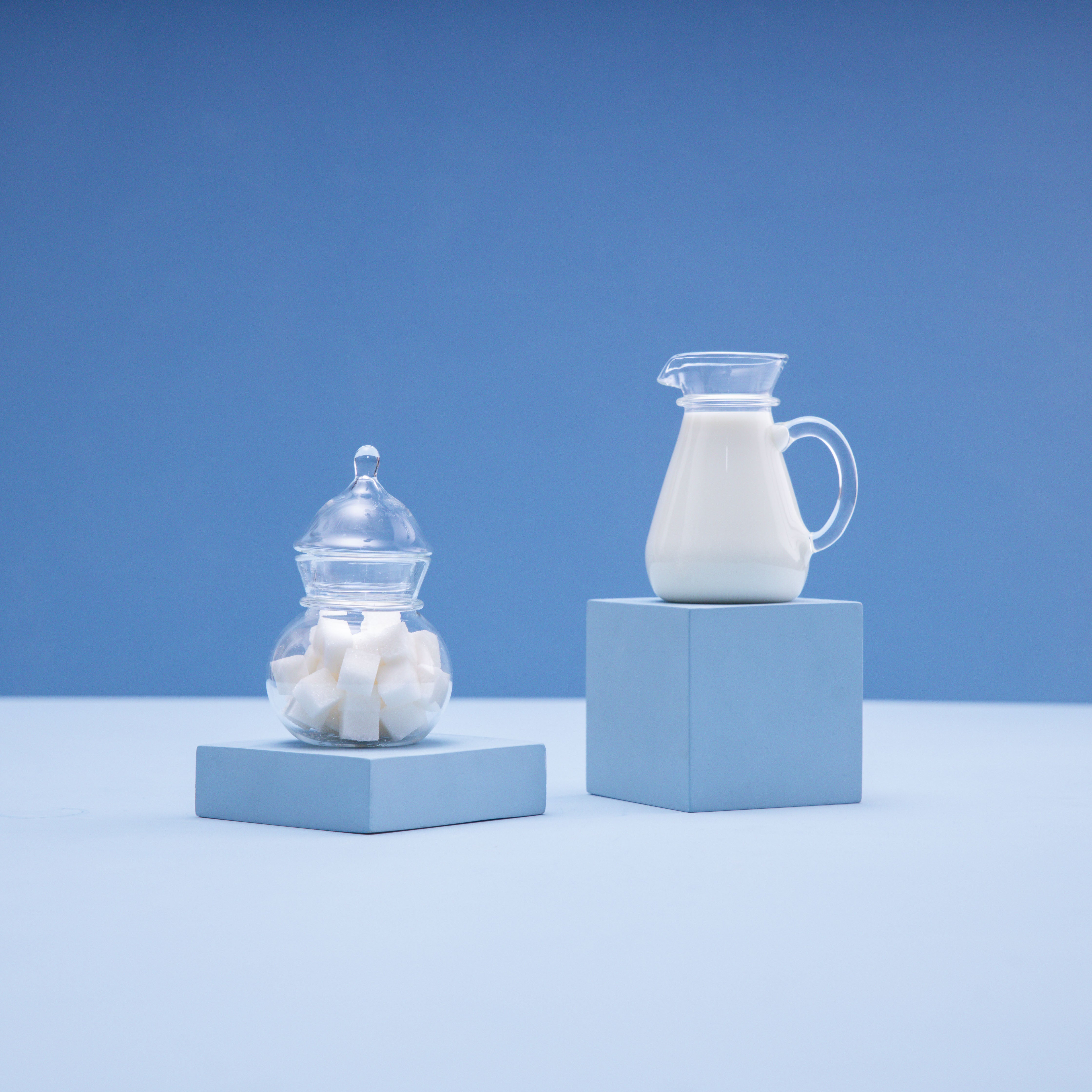 Glassy Bliss Duo: Milk & Sugar Set 0