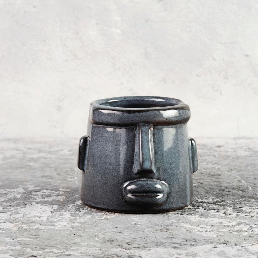 Grey Pottery Pot 0