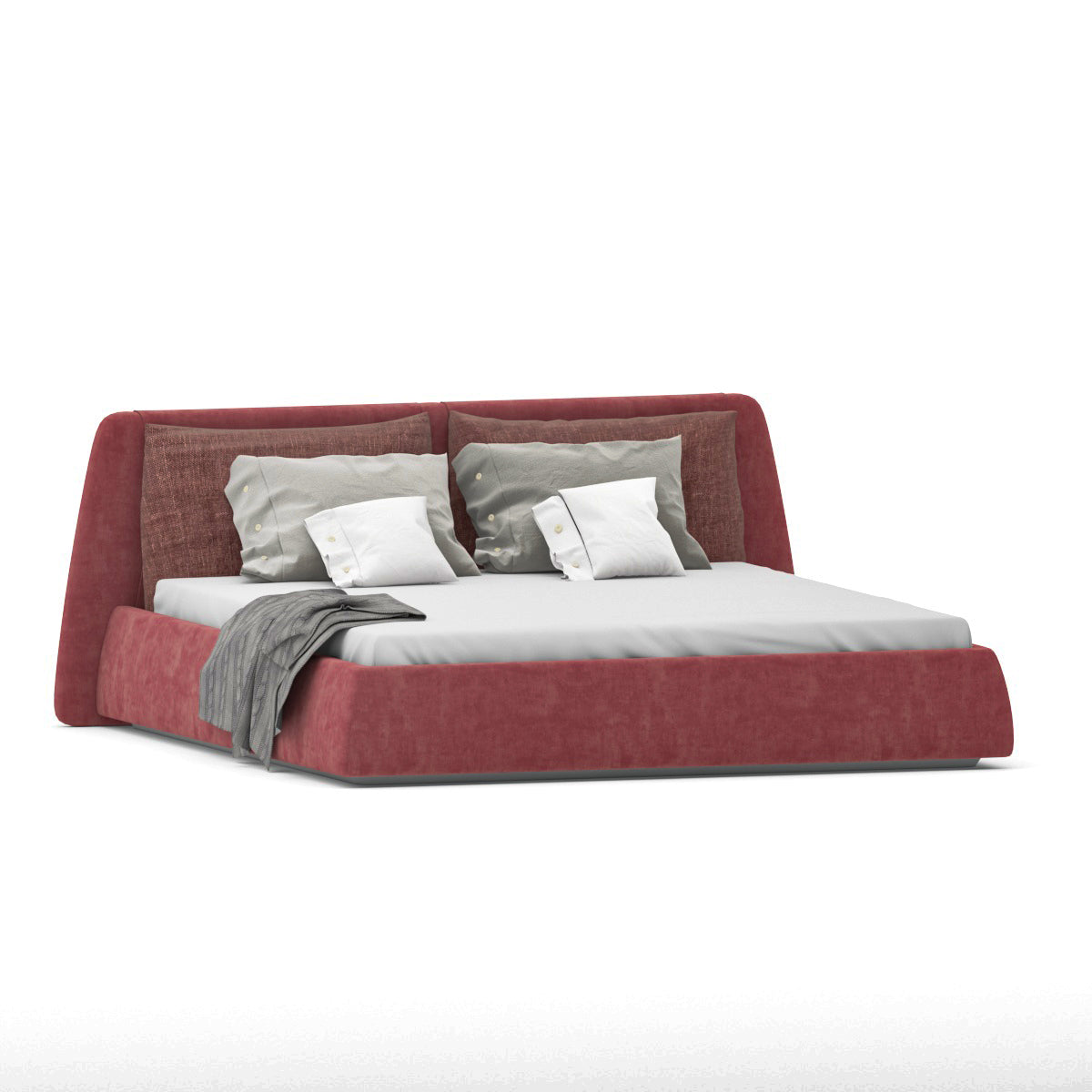 Waly Fully Upholstered Bed - Hippo 162 0