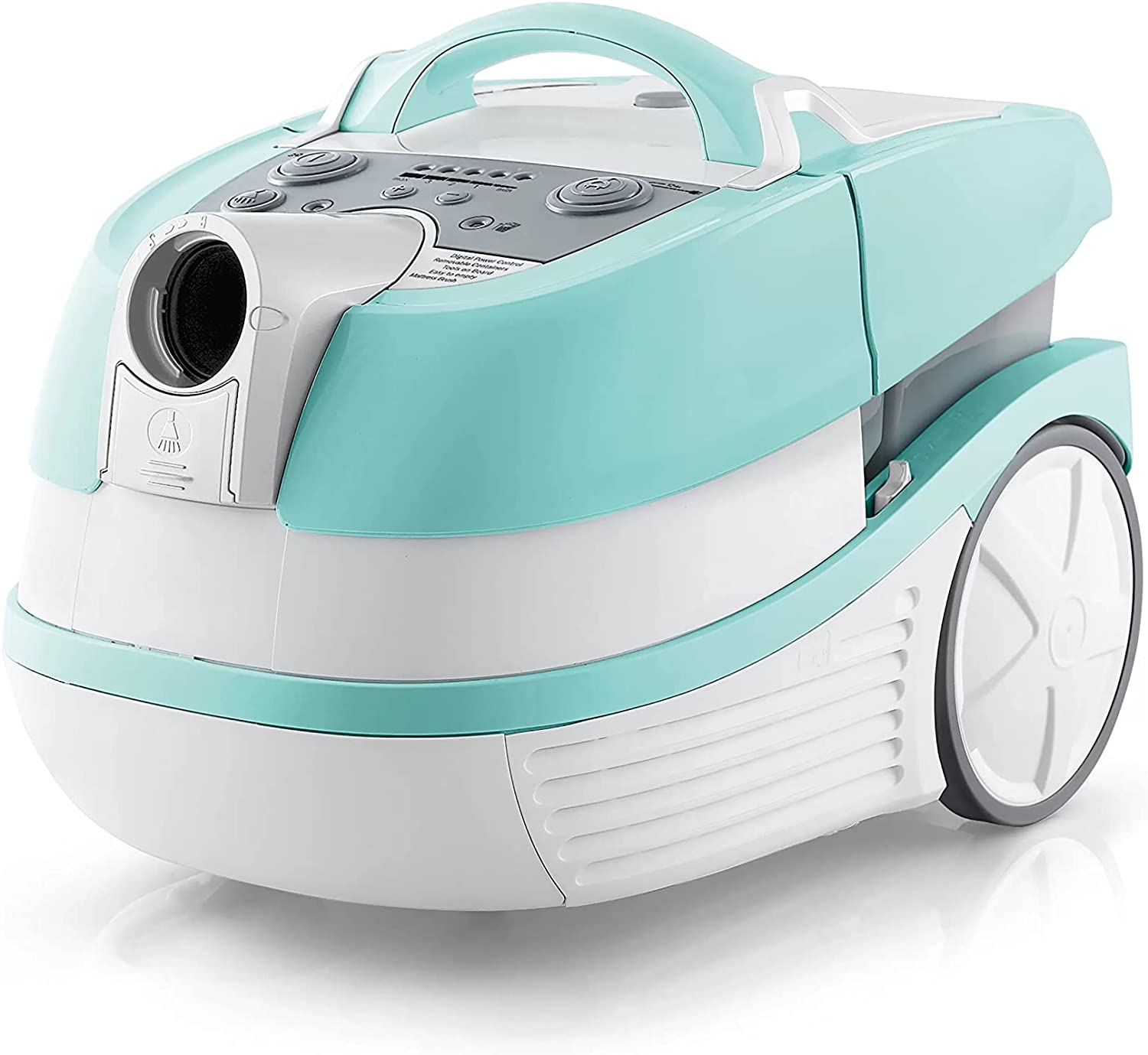 Bosch Wet And Dry Vacuum Cleaner With Hepa Filter, 2000 Watt, Light Blue And White - BWD420HYG 1